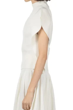 Sale CFCL Portrait Crease Top - White