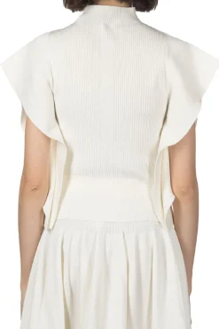 Sale CFCL Portrait Crease Top - White