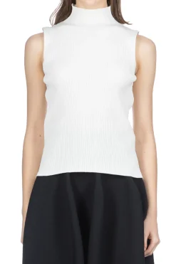 Outlet CFCL Portrait Sleeveless Top - White