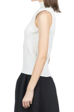 Outlet CFCL Portrait Sleeveless Top - White