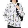 Online JW Anderson Printed Waffle Henley Top