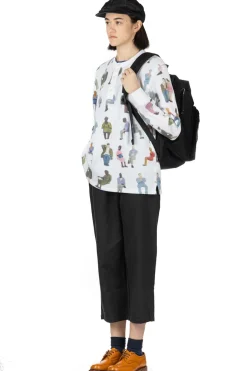 Online JW Anderson Printed Waffle Henley Top