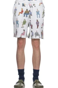 Outlet JW Anderson Printed Waffle Short