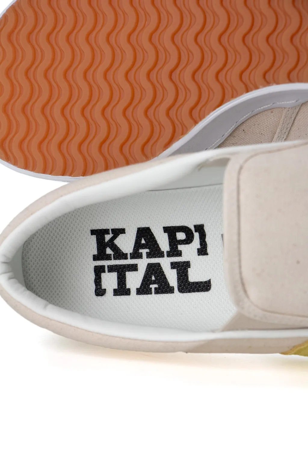Fashion Kapital Rain Smile Slip On - Natural