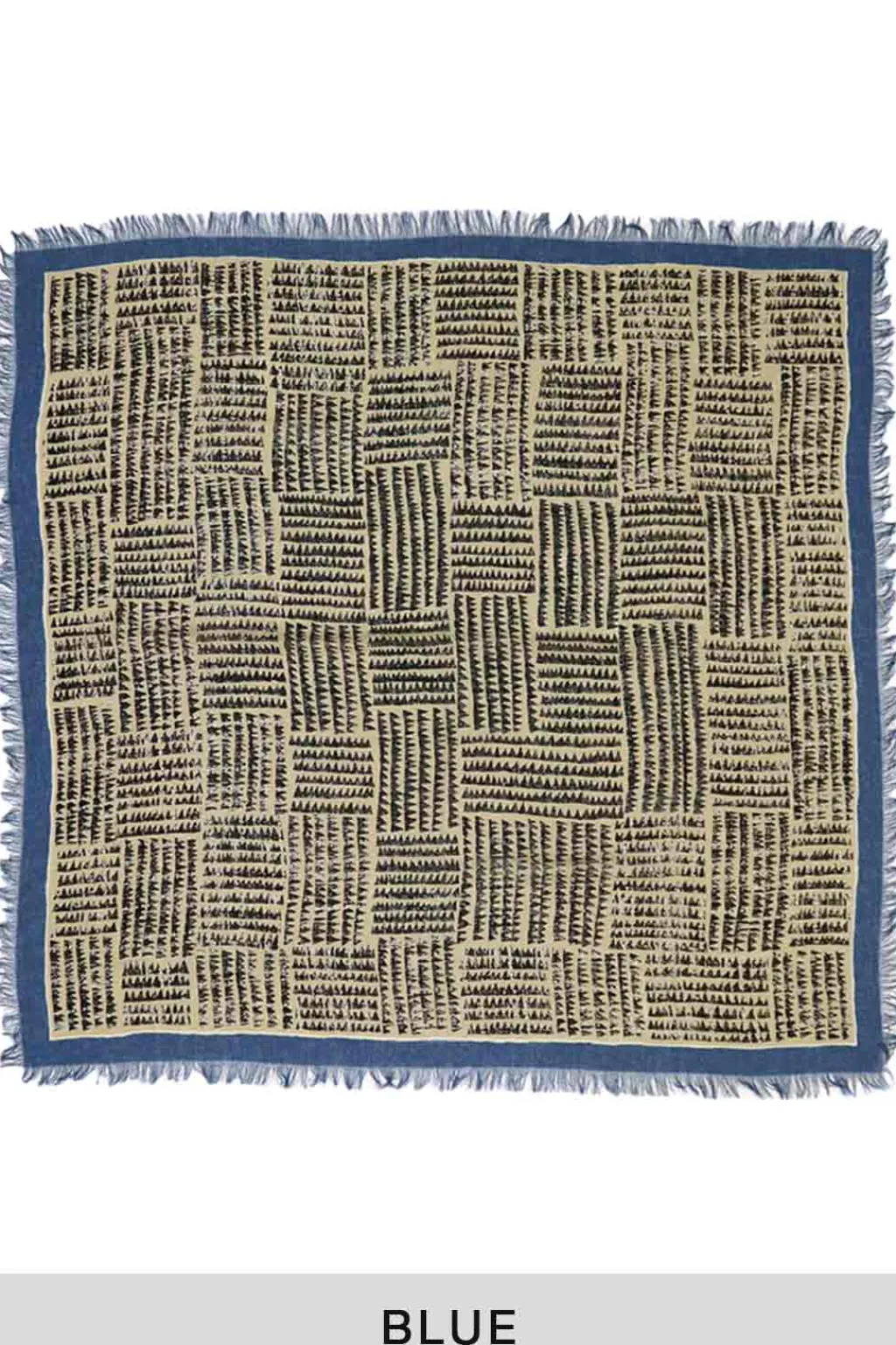 Outlet Kapital Rayon Fringe Stole (HACKSAW-BLOCK) - 3 Color Choices