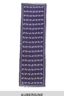 Sale Kapital Rayon Fringe Stole (PECOS Paisley) - 2 Colors