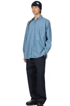 Sale Nanamica Regular Collar Chambray Shirt