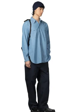 Sale Nanamica Regular Collar Chambray Shirt