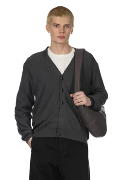Discount LEMAIRE Relaxed Twisted Cardigan - Carbon