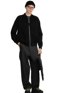 Sale Junya Watanabe MAN Relaxed Wool Wide Pants - Black