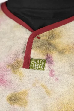 Clearance Kapital Reverse Fleece Tie Dye Packed T (ASHBURY DYED) - Khaki