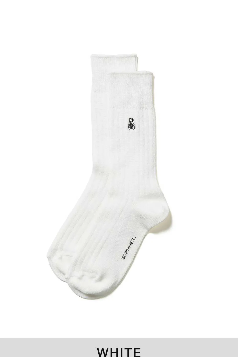 Fashion SOPHNET Ribbed Socks - 3 Color Choices