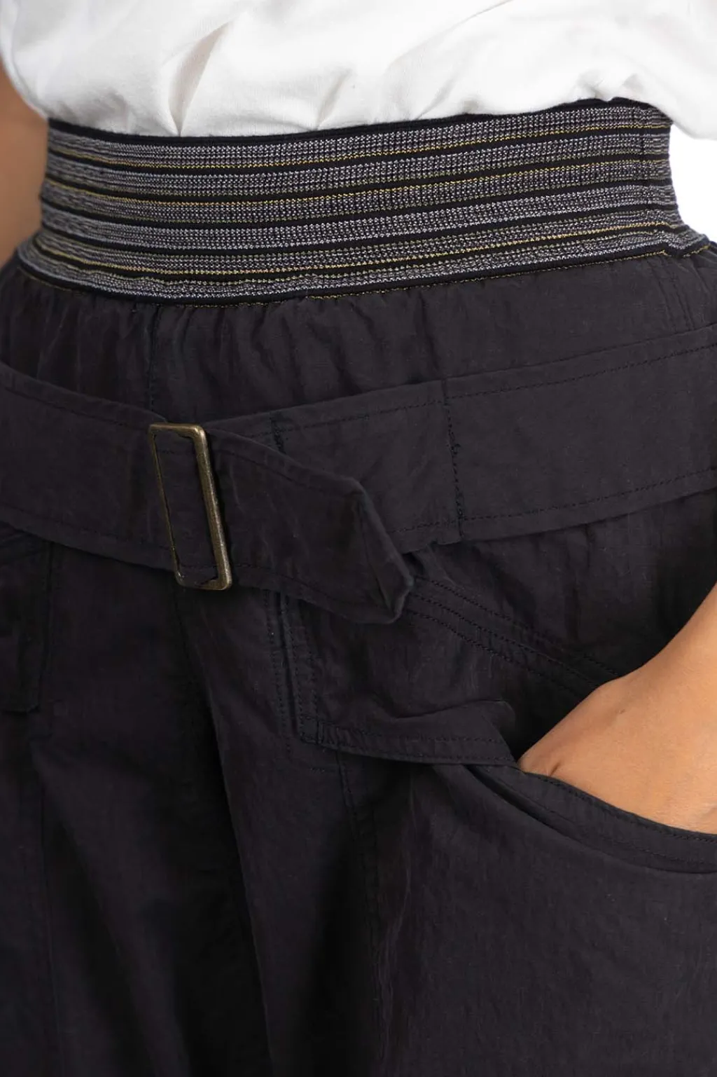 Discount Kapital Rip Stop AVIATOR SUITCUT Pants - Black