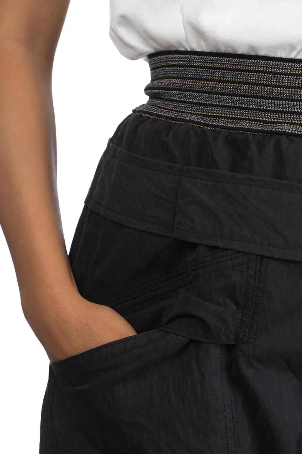 Discount Kapital Rip Stop AVIATOR SUITCUT Pants - Black