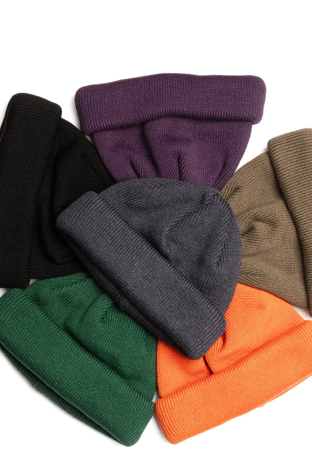 Fashion Racal Hat Maker Roll Knit Cap - 7 Color Choices