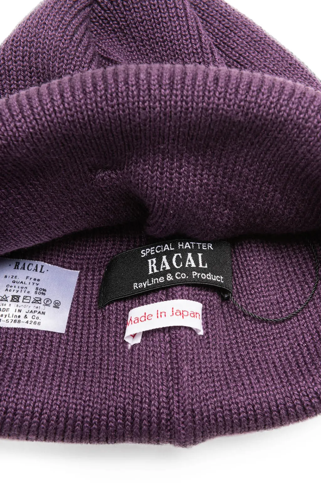 Fashion Racal Hat Maker Roll Knit Cap - 7 Color Choices