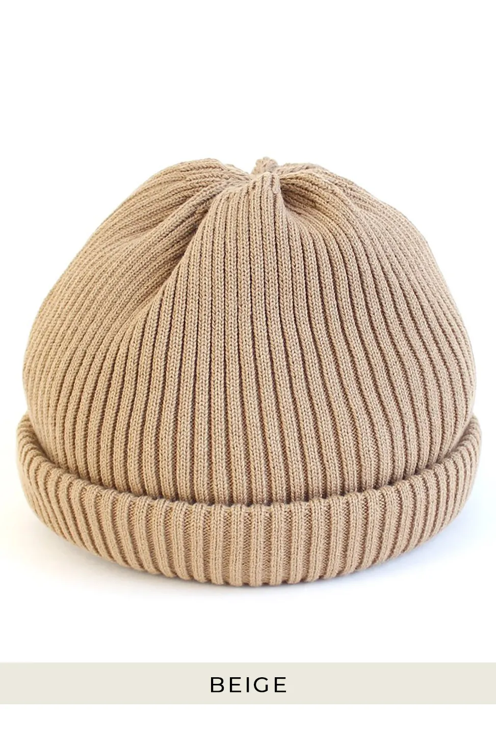 New Decho Roll Knit Cap in 4 Color Choices