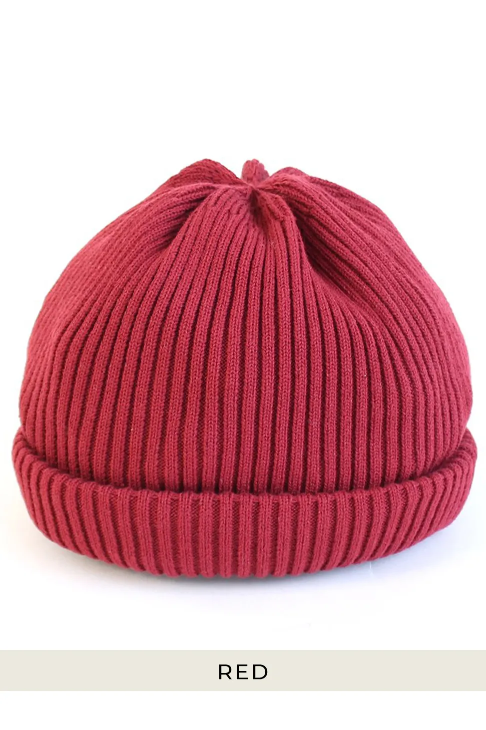 New Decho Roll Knit Cap in 4 Color Choices