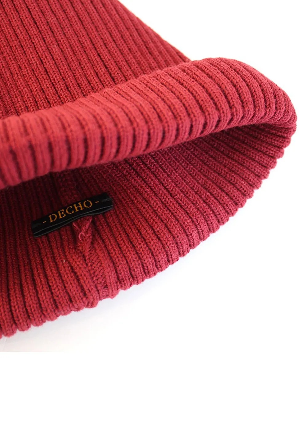 New Decho Roll Knit Cap in 4 Color Choices