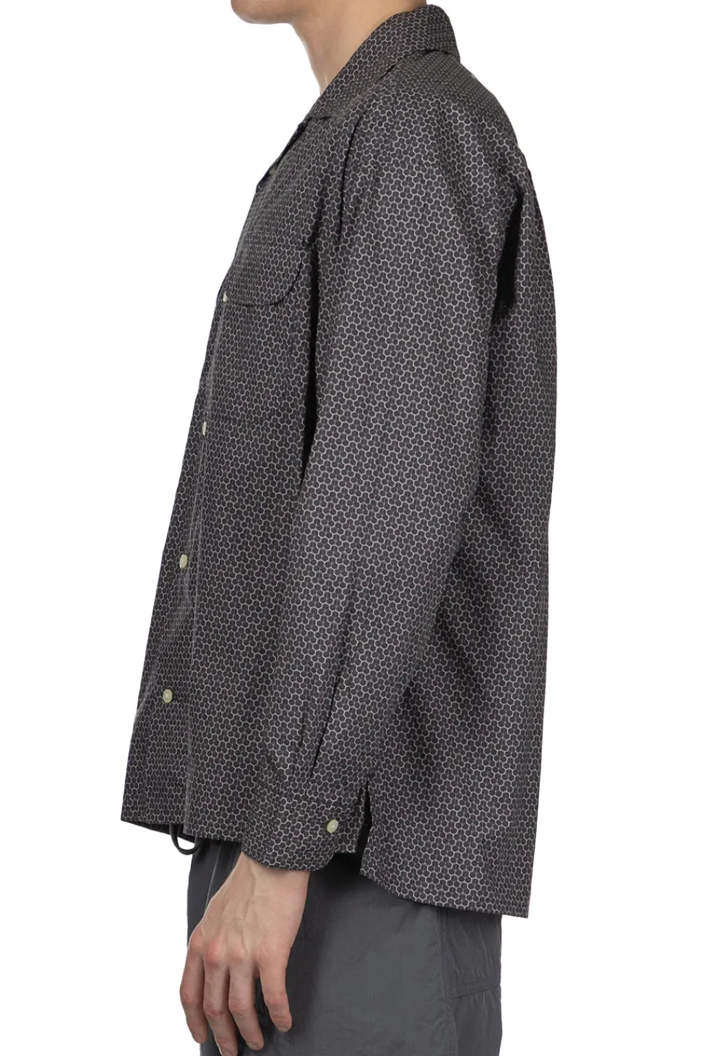 Best ts(s) Round Flap Pocket Shirt - Black