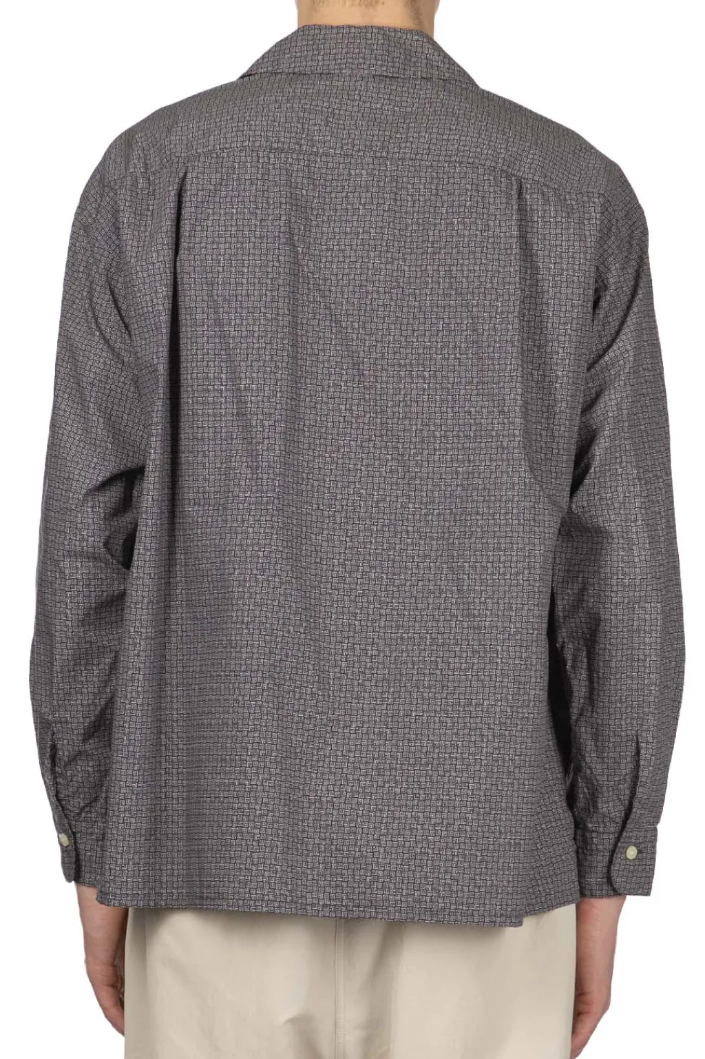 New ts(s) Round Flap Pocket Shirt - Grey