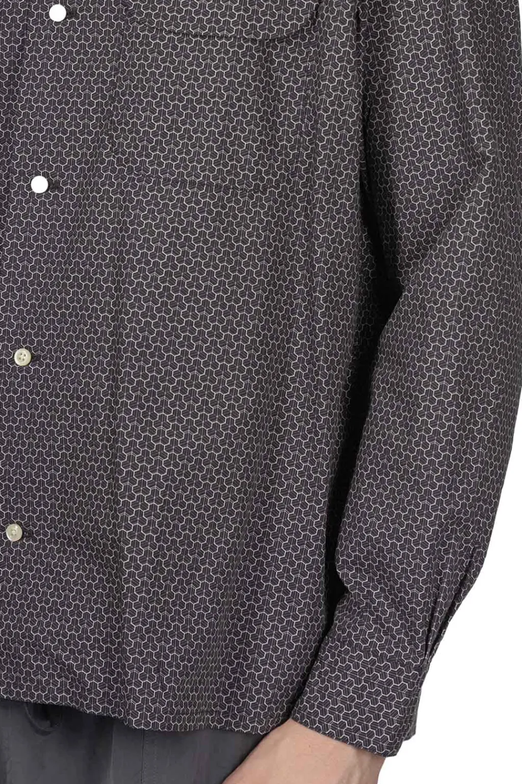 Best ts(s) Round Flap Pocket Shirt - Black