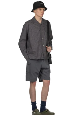 Best ts(s) Round Flap Pocket Shirt - Black