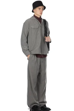 New ts(s) Round Flap Pocket Shirt - Grey