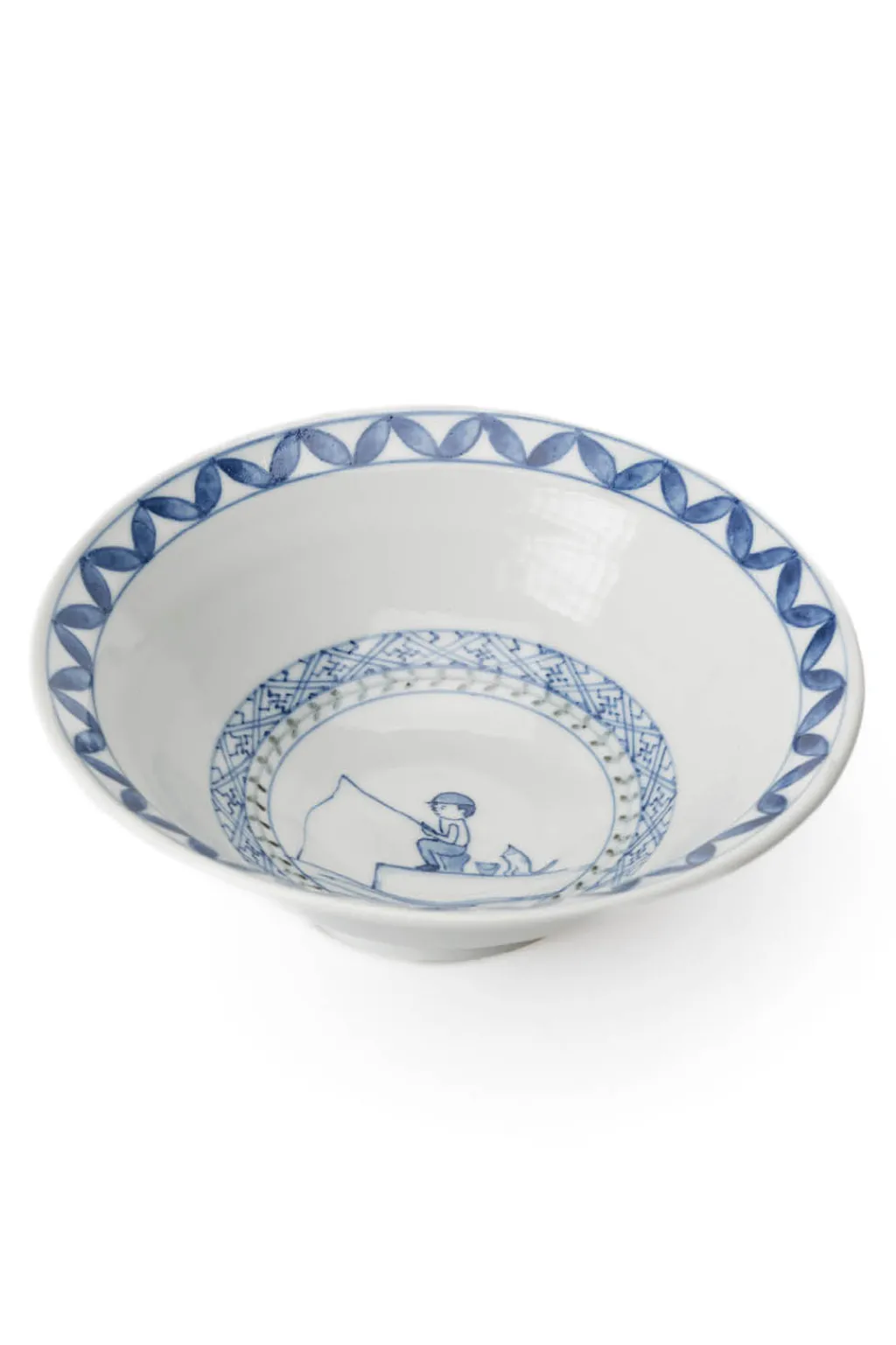 New Motif Ceramic and Art Round Plate - Fishman