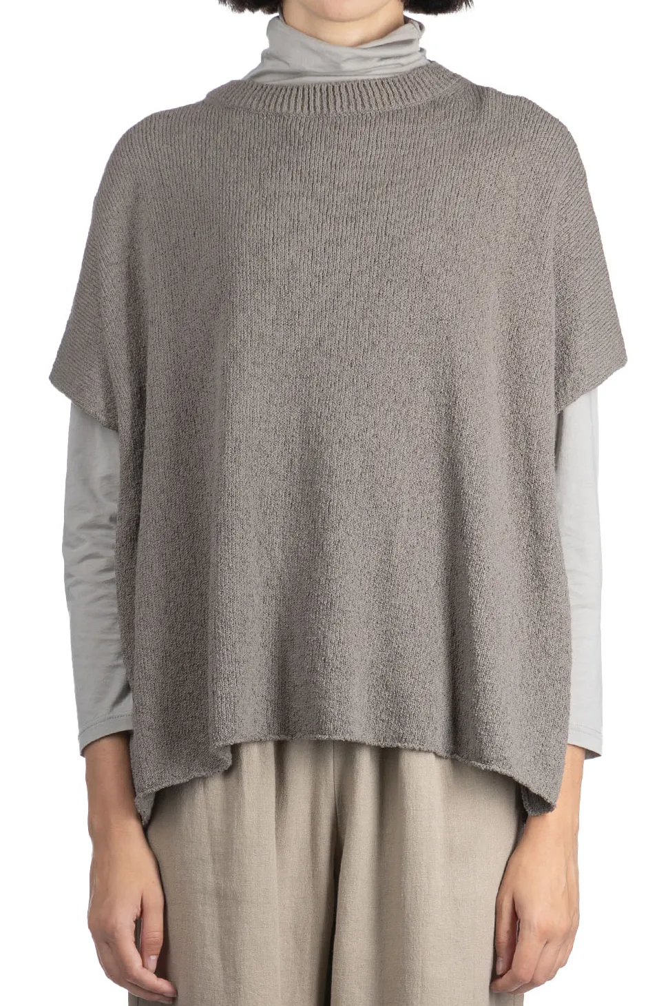 Best Evam Eva Roving Cotton Vest - Otter Gray