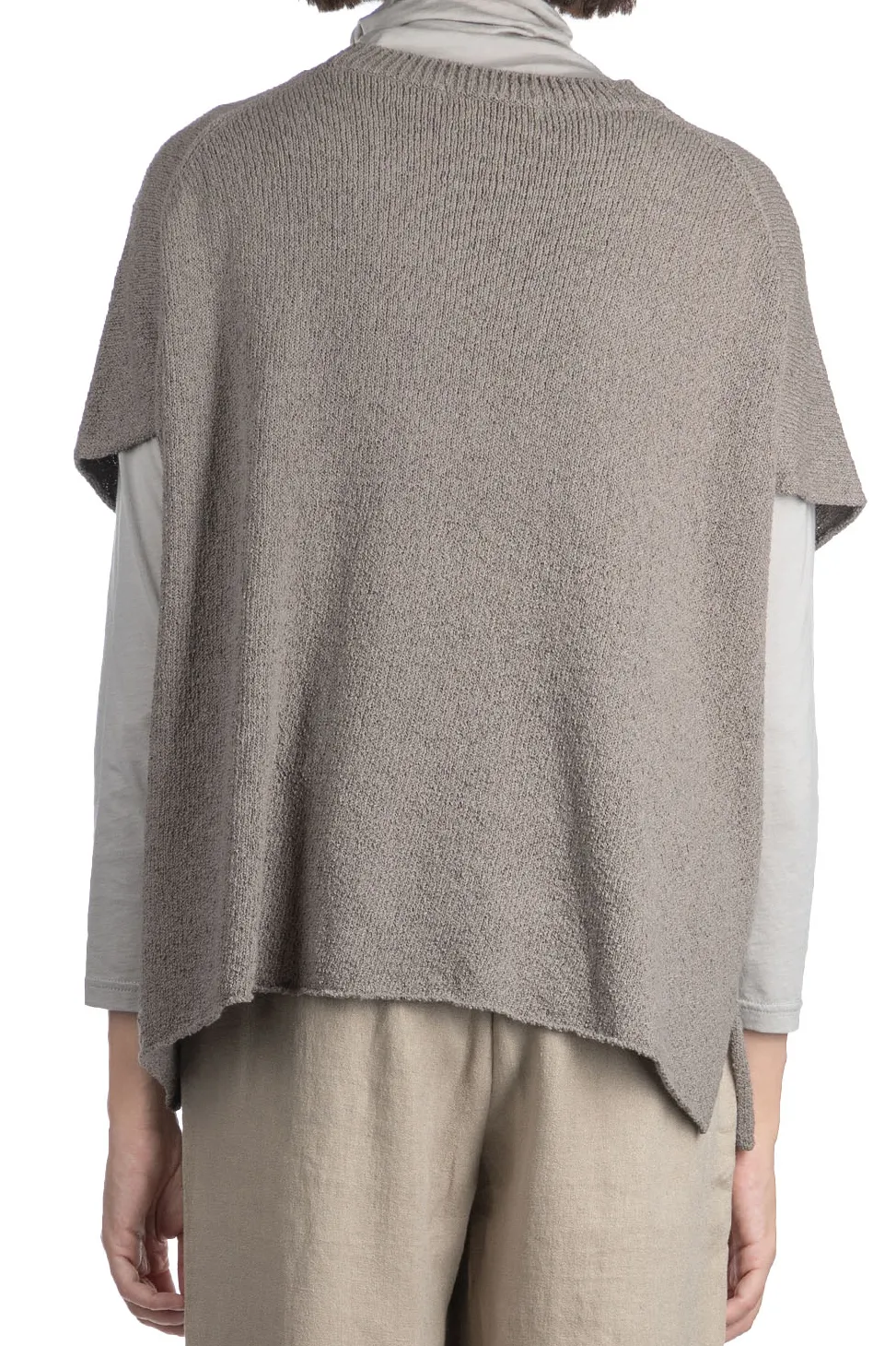 Best Evam Eva Roving Cotton Vest - Otter Gray