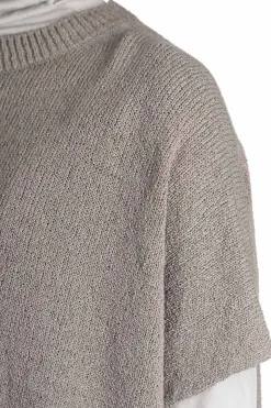 Best Evam Eva Roving Cotton Vest - Otter Gray
