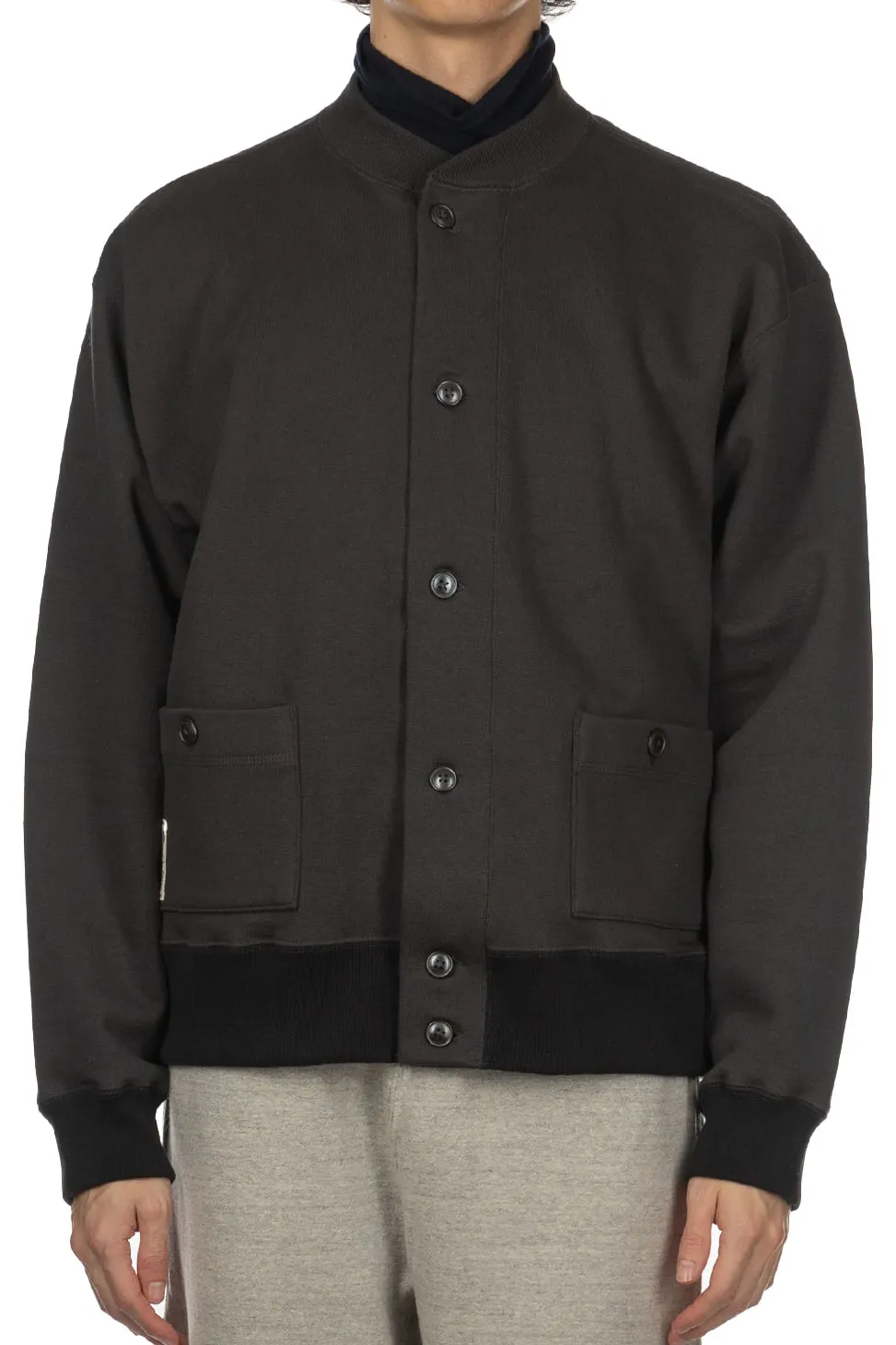 Outlet Nigel Cabourn 50s Cardigan - Charcoal