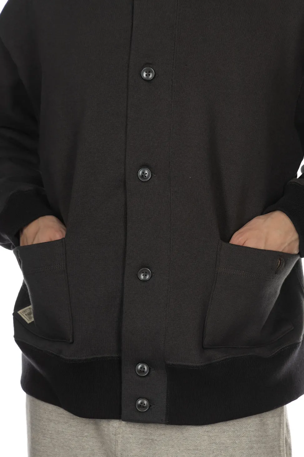 Outlet Nigel Cabourn 50s Cardigan - Charcoal