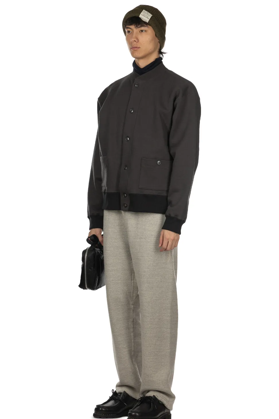 Outlet Nigel Cabourn 50s Cardigan - Charcoal