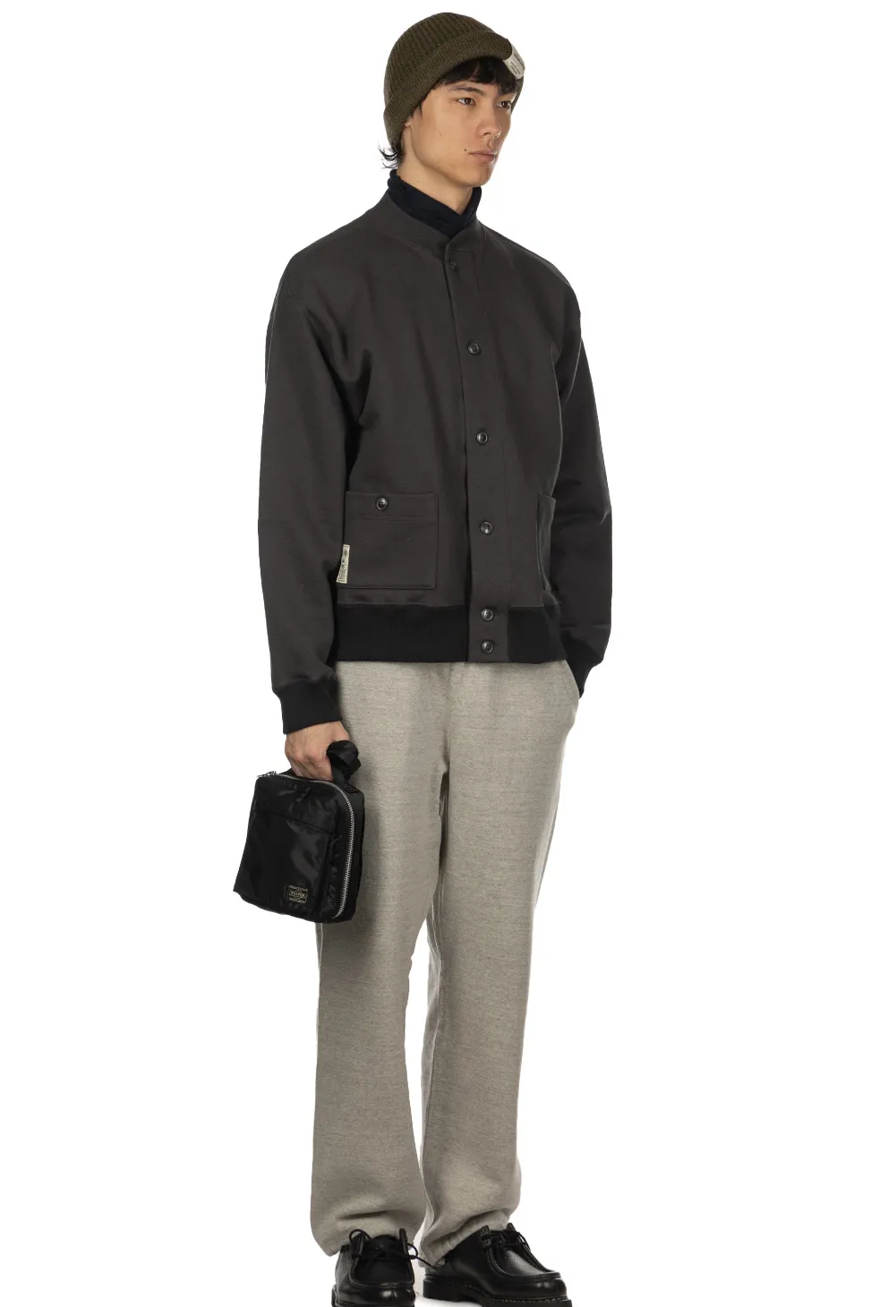 Outlet Nigel Cabourn 50s Cardigan - Charcoal