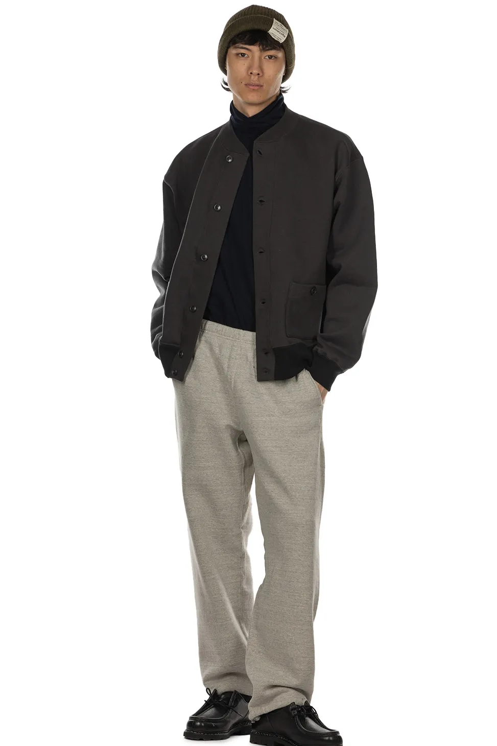 Outlet Nigel Cabourn 50s Cardigan - Charcoal