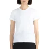 Clearance AURALEE SEAMLESS CREW NECK TEE - White