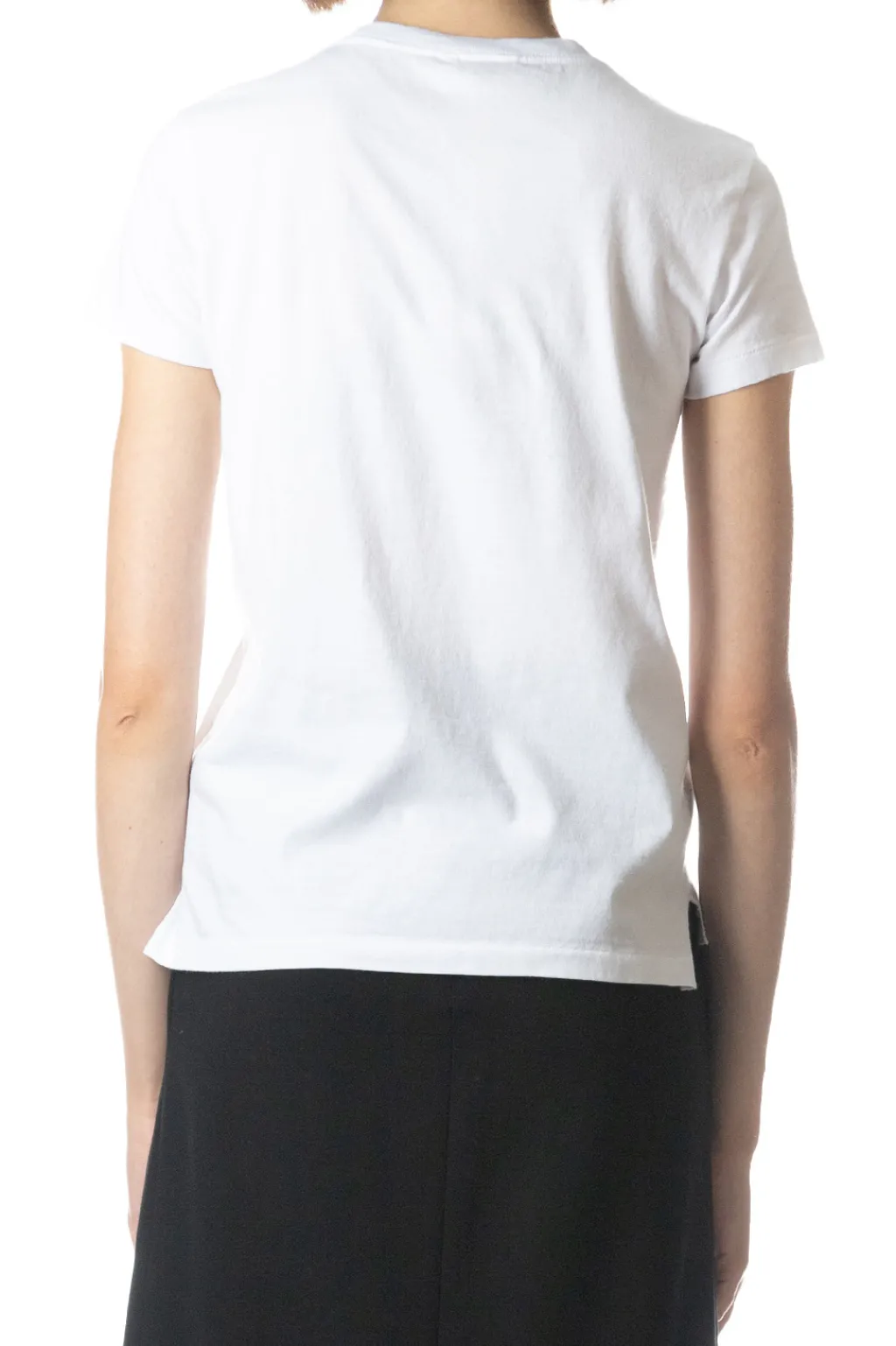 Clearance AURALEE SEAMLESS CREW NECK TEE - White