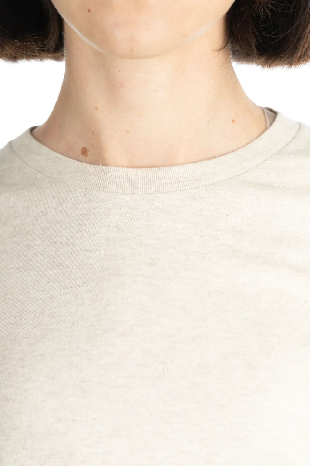 Sale AURALEE SEAMLESS LS TEE - Brown