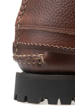 Outlet Yuketen Semi Handsewn Maine Guide 6 Eye DB Boots w Kiltie-G Brown