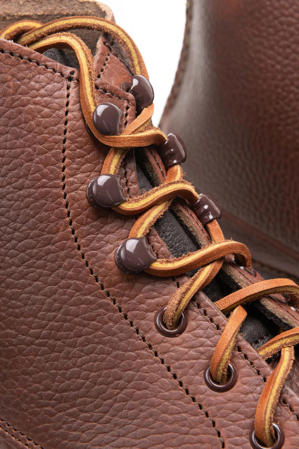 Outlet Yuketen Semi Handsewn Maine Guide 6 Eye DB Boots w Kiltie-G Brown