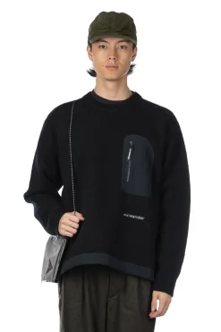 Outlet And Wander Shetland Wool Sweater - Black