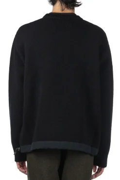 Outlet And Wander Shetland Wool Sweater - Black