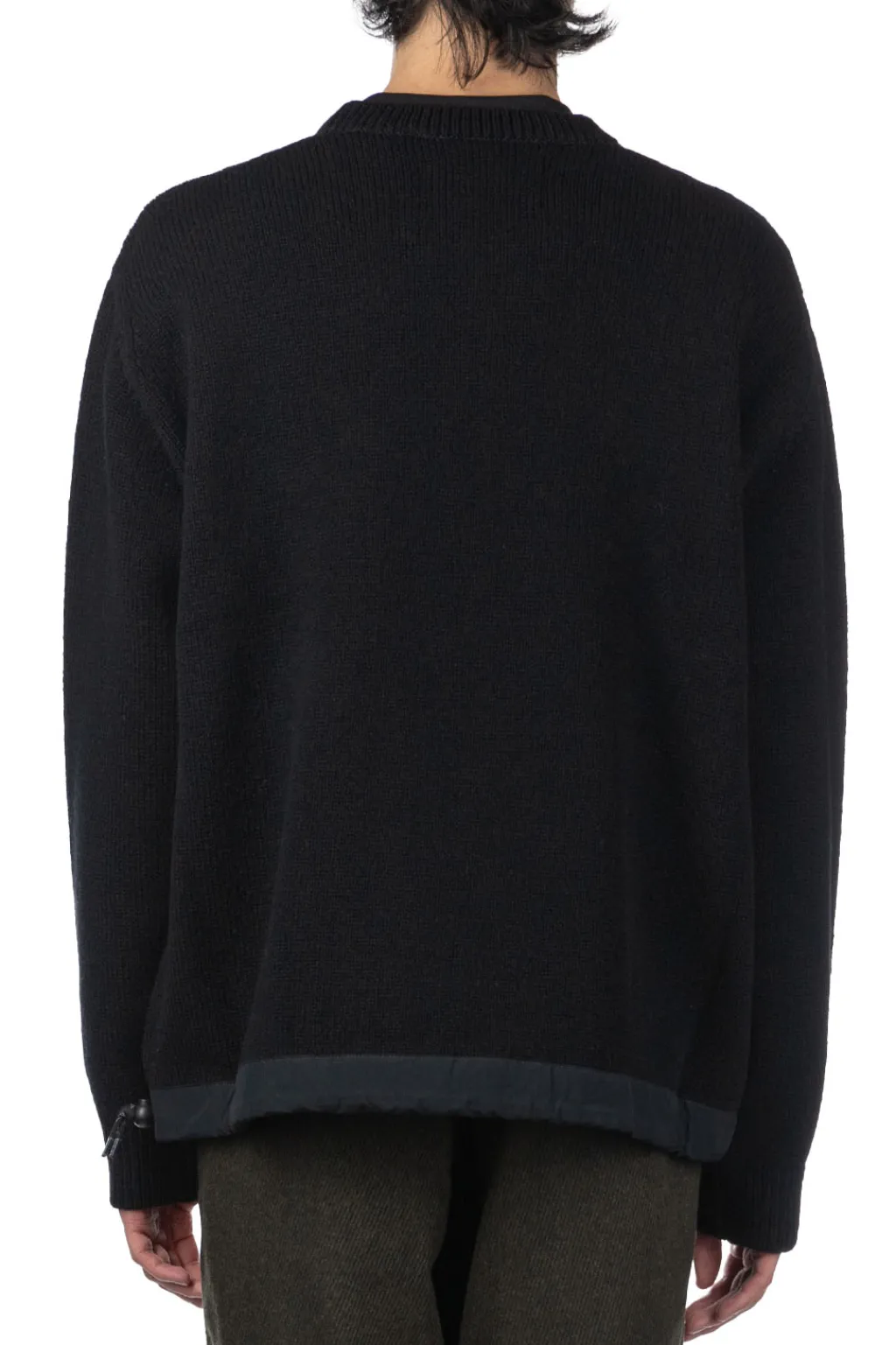 Outlet And Wander Shetland Wool Sweater - Black
