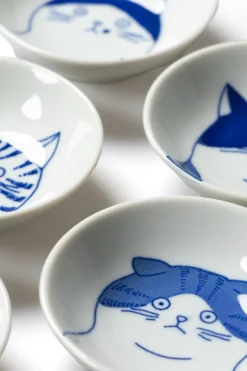 Hot Mino Pottery SHICHITA 9cm Dish Set