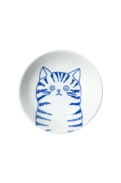 New Mino Pottery SHICHITA 9cm Dish set in Wooden Box
