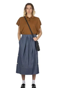 Outlet nicholson & nicholson SHIP-DENIM Skirt - Blue
