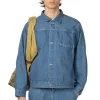 Online Nanamica Short Denim Jacket - Light Indigo