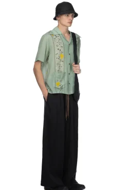 Best Kapital Silk Rayon PECKSIH RAINBOWY WRANGLE Cuba Shirt - Mint